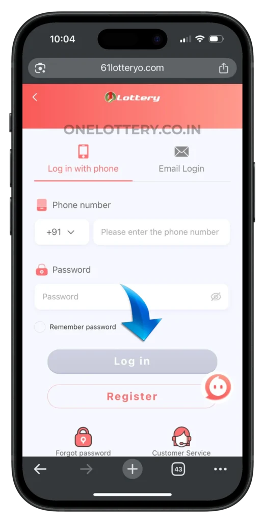 one-lottery-login